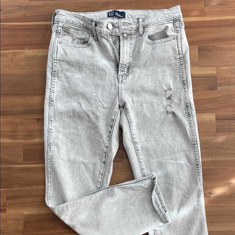 Gray Denim Jeans